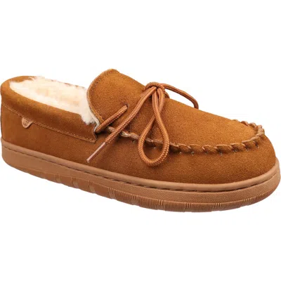 Lamo Lana Genuine Shearling Slipper In Chestnut