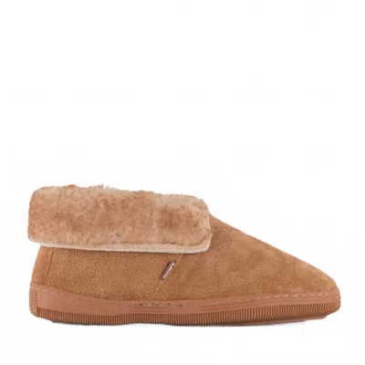 Lamo Men's Bootie Slipper In Chestnut In Brown