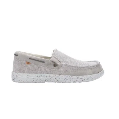 Lamo Men's Calvin Slip-on Boat Shoe In Grey In Gray