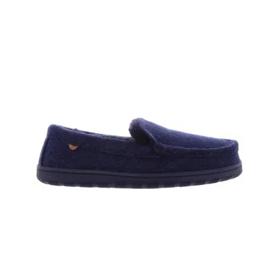 Lamo Men's Harrison Wool Slip-on Moccasin In Navy In Blue