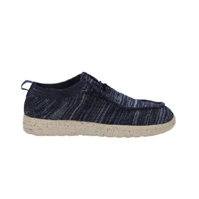Lamo Men's Michael Knit Lite Deck Shoe In Navy In Blue