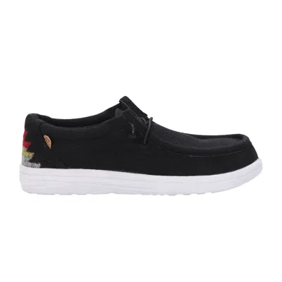 Lamo Men's Paul Canvas Deck Shoe In Black/multi
