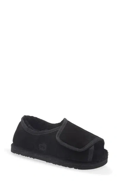 Lamo Open Toe Slipper In Black
