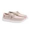 Lamo Paula Elastic Tie Loafer In Beige In Beige