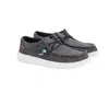 Lamo Paula Elastic Tie Loafer In Dark Grey In Grey