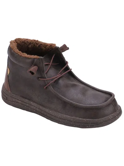 Lamo Trent Mens Synthetic Chukka Boots In Brown