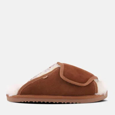 Lamo Women's Apma Slide Wrap Slippers In Chestnut In Brown