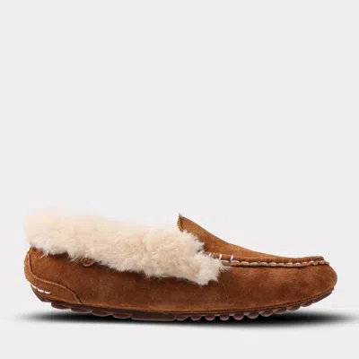 Lamo Women's Aussie Slip-on Moc Slippers In Chestnut In Brown