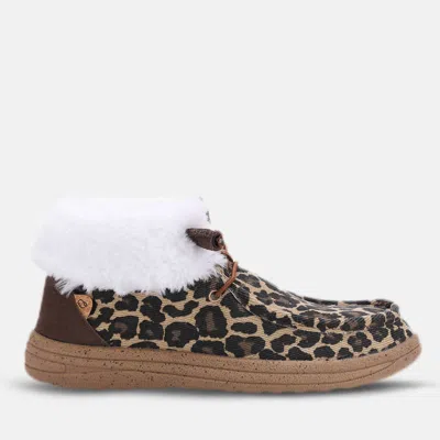 Lamo Women's Cassidy Winter Shoe In Cheetah In Animal Print