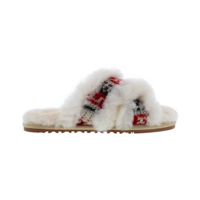 Lamo Women's Eden Sheepskin Slide Slipper In Cream In White