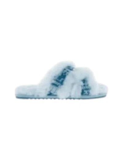 Lamo Women's Eden Sheepskin Slide Slipper In Turquoise In Blue