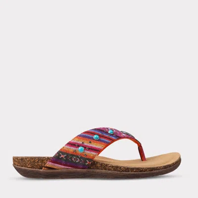 Lamo Women's Jovie Thong Sandal In Multicolor