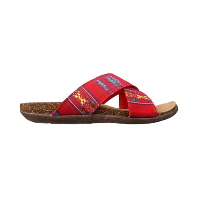 Lamo Women's Leyla Crossband Sandal In Red