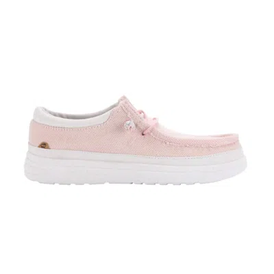 Lamo Women's Maia Canvas Deck Shoe In Pink In Multi