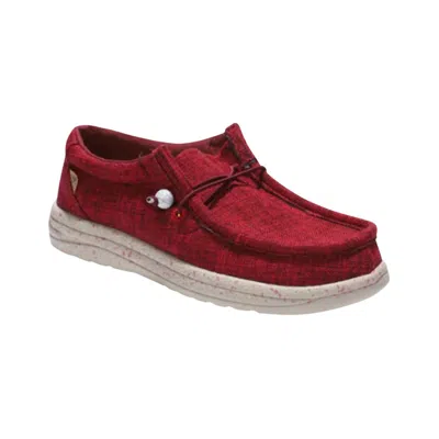 Lamo Women's Paula Casual Deck Shoe In Burgundy