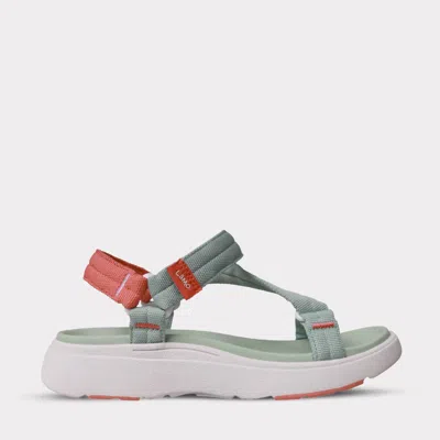 Lamo Women's Solstice Hook & Loop Sandal In Mint In Multi