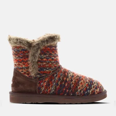 Lamo Women's Yuma Suede Boot In Chocolate In Multi
