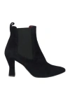 L'amour By Albano Woman Ankle Boots Midnight Blue Size 6 Leather