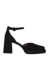 L'amour By Albano Woman Pumps Black Size 6 Leather In Black
