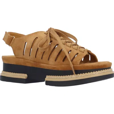 L'amour Des Pieds Adriel Slingback Sandal In Coffee