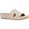 L'amour Des Pieds Catiana Platform Sandal In Multi