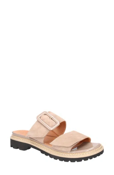L'amour Des Pieds Dalbir Slide Sandal In Brown