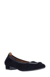 L'amour Des Pieds Floella Buckle Pump In Black Kid Suede In Black