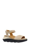 L'amour Des Pieds Halsten Sandal In Taupe