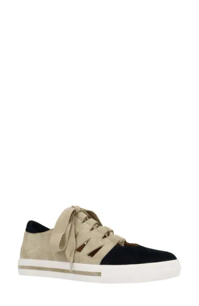L'amour Des Pieds Kanav Sneaker In Taupe/black