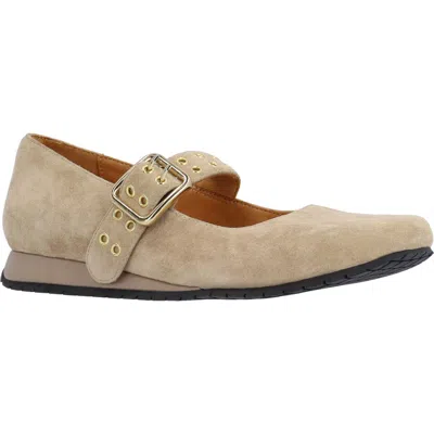 L'amour Des Pieds Tanzy Mary Jane Flat In Brown