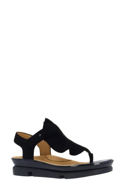 L'amour Des Pieds Vendala Ankle Strap Sandal In Black