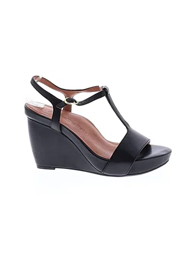 Pre-owned L'amour Des Pieds Wedges In Black