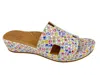 L'amour Des Pieds Catiana Platform Sandal In Multi