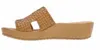 L'amour Des Pieds Cusaro Platform Wedge Slide Sandal In Multi