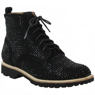 L'amour Des Pieds Women's Raynelle Tie Boot In Black