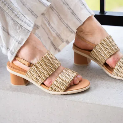 L'amour Des Pieds Women's Ursa Sandal In Natural Raffia In Multi