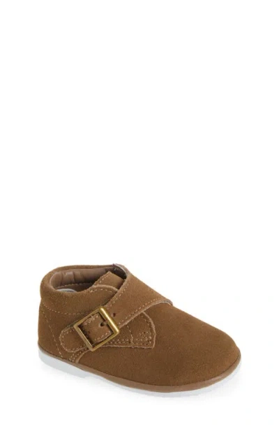 L'amour Kids'  Finch Crib Shoe In Brown