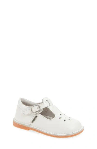 L'amour Kids'  Joy Classic T-strap Shoe In White