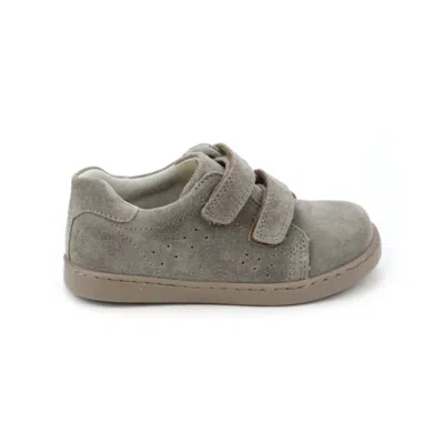 L'amour Kid's Kyle Double Strap Sneaker In Storm In Gray