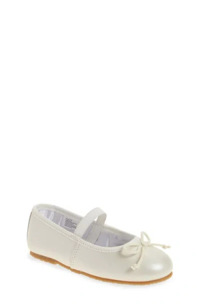 L'amour Kids' Alia Ballerina Flat In White