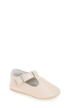 L'amour Kids' Elodie Scallop T-strap Flat In White