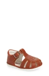 L'amour Kids' Henry Fisherman Sandal In Cognac