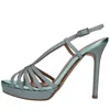 Lamour-paris L'amour Paris Sandals Green In Verde Blu E Verdi