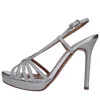 Lamour-paris L'amour Paris Sandals Silver In Argento Metallici E Grigi