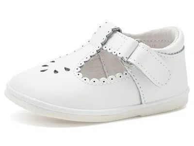 L'amour Shoes Kids' Dottie (infant/toddler) Girls Shoes Neutral White : 6 Toddler M, Leather In Animal Print