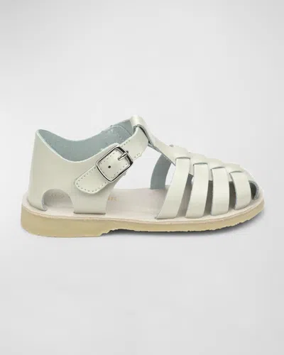 L'amour Shoes Girl's Ashton Fisherman Sandals, Baby/toddler/kids In Light Stone
