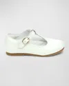 L'amour Shoes Kids' Girl's Renata Glitter Mary Jane Shoes, Baby/toddlers In Pearl