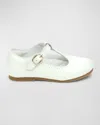 L'amour Shoes Girl's Renata Glitter Mary Jane Shoes, Baby/toddlers In Pearl
