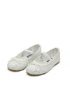 L'amour Shoes Girls' Victoria Glitter Flat - Baby, Toddler, Little Kid In Silver