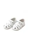 L'amour Shoes Unisex Angel Mack Leather Fisherman Sandal - Baby, Toddler